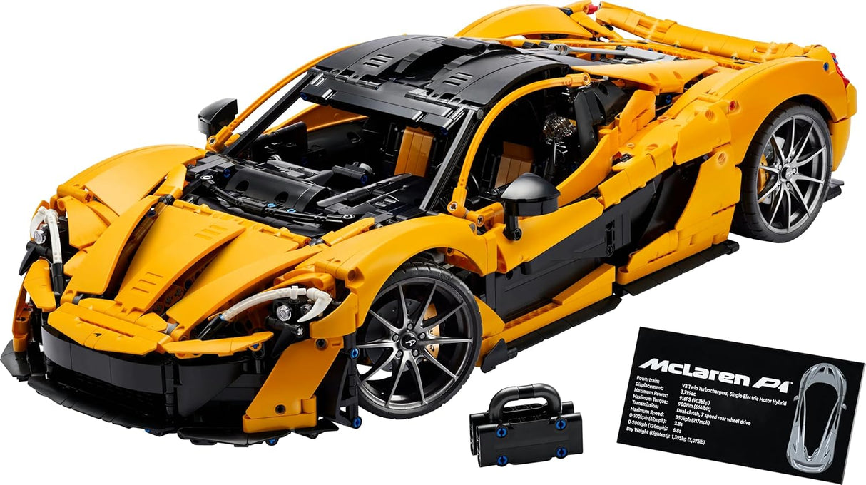LEGO Technic Ultimate 42172 McLaren P1 Car Building Set for Adults - Kazoop 