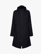 Ilse Jacobsen Hornbæk Women's Breathable Long Utility Raincoat - Navy - UK 8