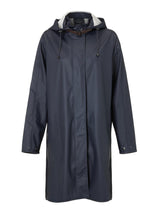 Ilse Jacobsen Hornbæk Women's A-Line Waterproof Raincoat - Dark Indigo - UK8