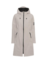 Ilse Jacobsen Hornbæk Water Repellent Raglan Sleeve Raincoat - Grey UK 10