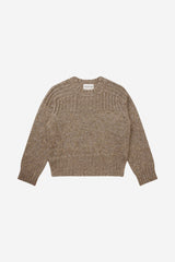 Munthe Lohanna Women Regular Fit Round Neck Knit Jumper Size 34 - Charcoal