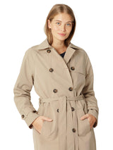 Ilse Jacobsen Hornbæk Rain Vision 03 Womens Trench Coat Light Brown Size 12