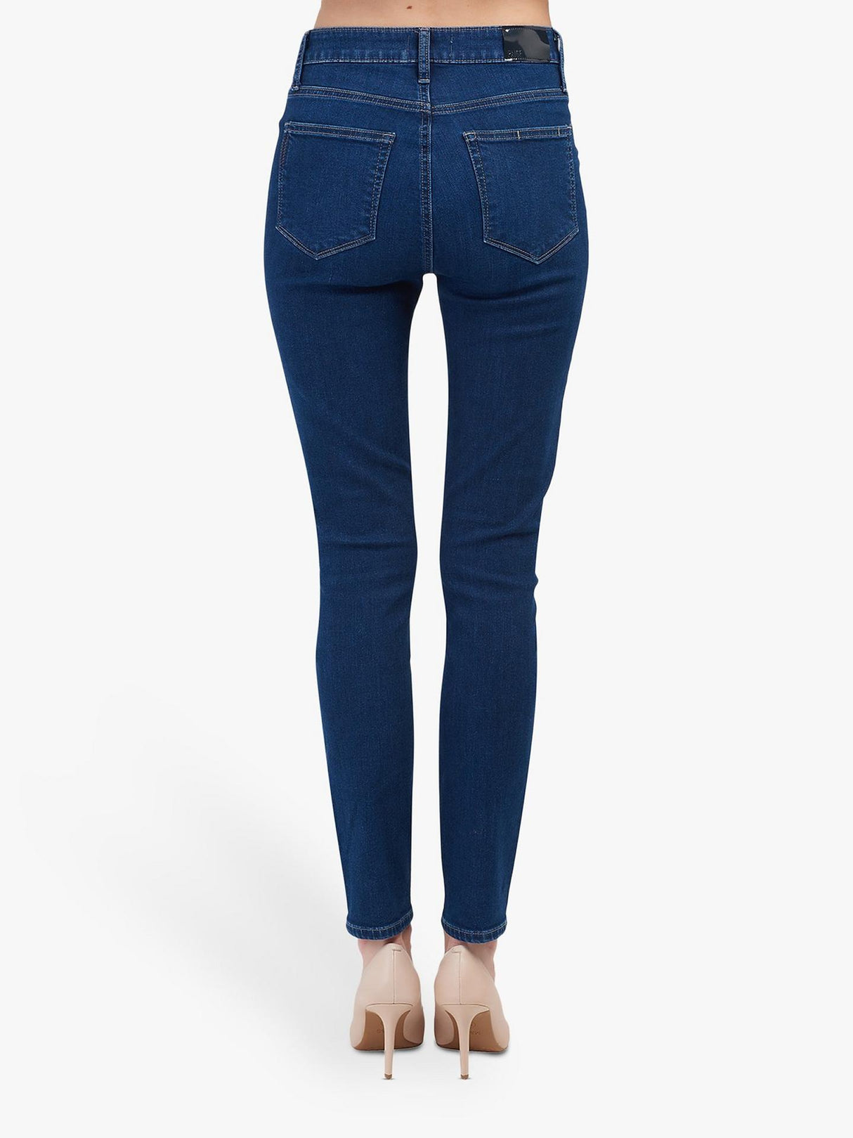 Paige Margot High Rise Ultra Skinny Jeans Brentwood Mid Wash Blue - Size 25