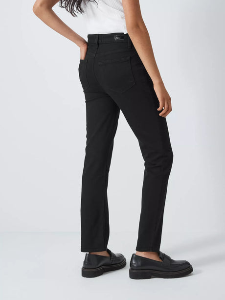 Paige Cindy Women's High Rise Straight Leg Stretch Jeans - Size 29 - Black