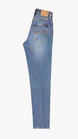 Nudie Jeans Women's Breezy Dreamer Tapered High Rise Jeans - Blue - W26/L26