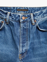 Nudie Jeans Women's Breezy Dreamer Tapered High Rise Jeans - Blue - W26/L26