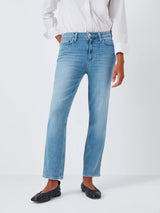 PAIGE Women's Cindy High Rise Straight Leg Light Jeans - Canvases - Size 26