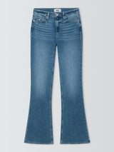PAIGE High Rise Laurel Canyon Bootcut Jeans Rock Show Distress - Size 32
