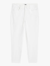 Paige Hoxton Womens High Rise Crop Cotton Skinny Jeans Crisp White - Size 8
