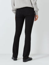 Frame Le Mini Bootcut Womens Casual Cotton Blend Zip Jeans Black - Size 28