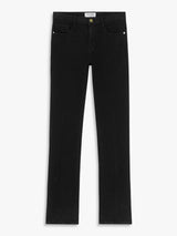 Frame Le Mini Bootcut Womens Casual Cotton Blend Zip Jeans Black - Size 28