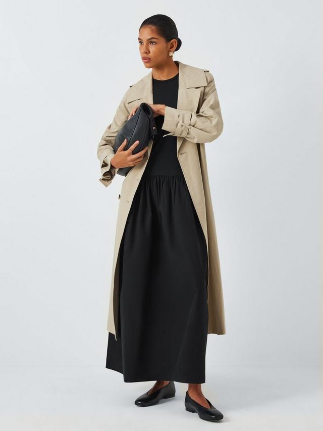 FRAME Racerback Womens Regular Fit Cotton Sleeveless Tank Dress - Black - XL