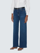 Frame Le Slim Palazzo Womens Wide Leg Cotton Blend Jeans - Size 26 - Femma