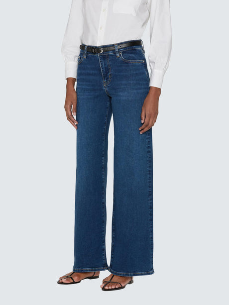 Frame Le Slim Palazzo Womens Wide Leg Cotton Blend Jeans - Size 26 - Femma