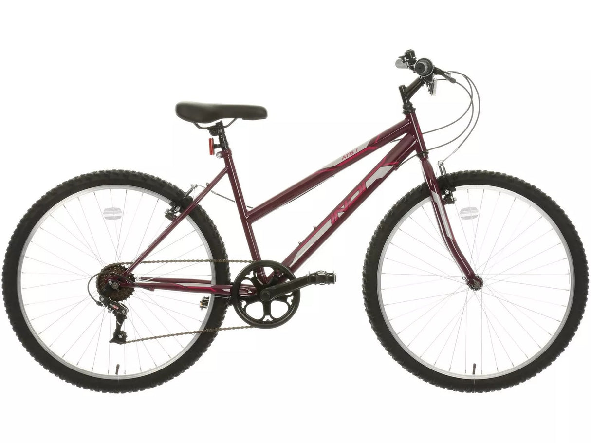 Indi ATB 1 Womens 6-Speed V-Brakes Medium 17'' Frame Mountain Bike - Purple