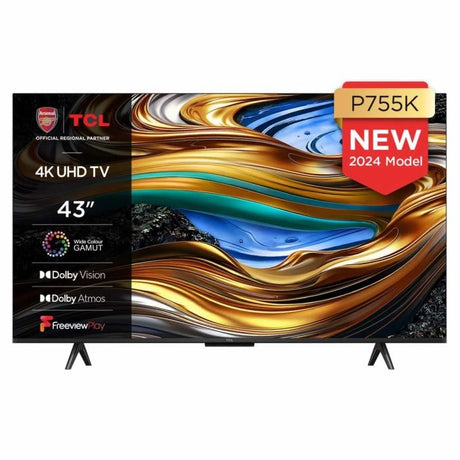 TCL 43P755K 4K Ultra HD HDR LED 43'' Smart Android TV with Freeview Play