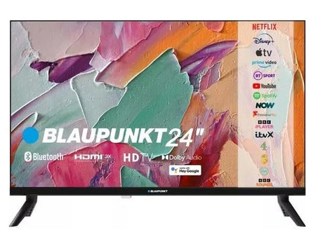 Blaupunkt BA24H4382QKB HD Ready Freeview LED 24" Smart Android TV - Black - Kazoop 