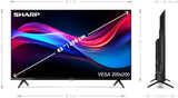 Sharp 4T-C43GJ4225K 43" 4K UHD Frameless Smart Roku TV with Freeview Play