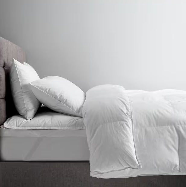 John Lewis Natural Duck Down 60/40 White 13.5 Tog Duvet - Super King Size