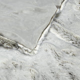 John Lewis Modacrylic Faux Fur Throw Bedspread - Grey - L200 x W150cm