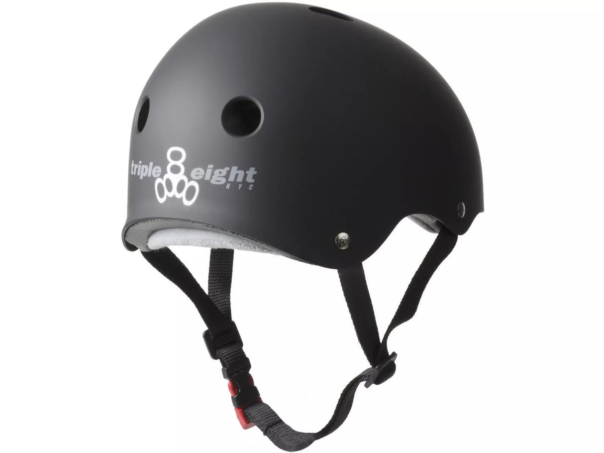 Triple 8 Sweatsaver Black Skateboarding/Skating Helmet - XS/S (51-54cm) - Kazoop 