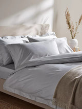 John Lewis Egyptian 800 Thread Count Duvet Cover Super King - Cool Grey - Kazoop 