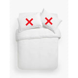 John Lewis Comfy & Relaxed Linen Super King Duvet Cover - Oyster White