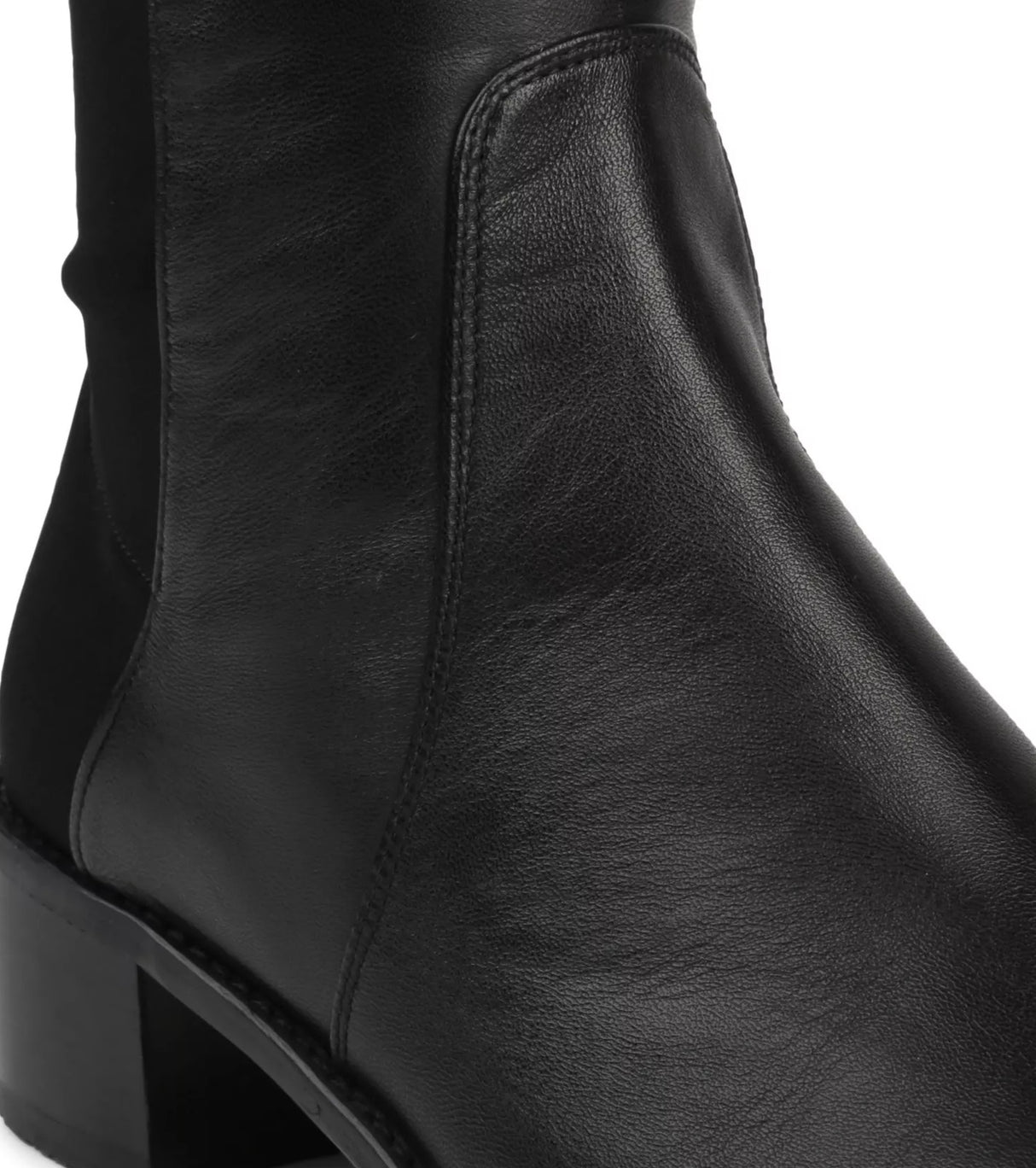 Stuart Weitzman Reserve Women's Stretch-Back Leather Boots - Black - UK 5.5