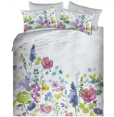 bluebellgray Tetbury Multicoloured Floral Cotton Duvet Cover Set - King Size