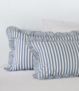 John Lewis x Sanderson Pinetum Blue/White Stripe Duvet Cover Set - King Size