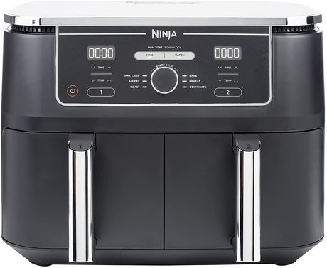 Ninja Foodi Max AF400UK 9.5L Dual-Zone Air Fryer 2470W - Black - Kazoop 
