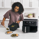 Ninja Foodi Max AF400UK 9.5L Dual-Zone Air Fryer 2470W - Black - Kazoop 