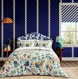 Harlequin X Sophie Robinson Floral Blue Cotton Duvet Cover Set - Double