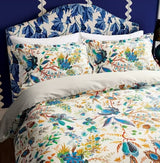 Harlequin X Sophie Robinson Floral Blue Cotton Duvet Cover Set - Double