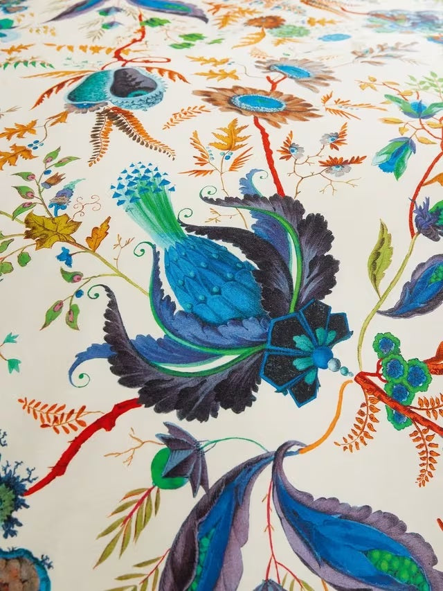 Harlequin X Sophie Robinson Floral Blue Cotton Duvet Cover Set - Double
