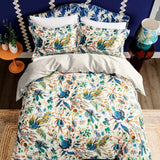 Harlequin X Sophie Robinson Floral Blue Cotton Duvet Cover Set - Double