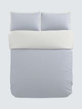 Bedeck of Belfast Demi King Cotton Duvet Cover Set H220 x W230 - White/Multi