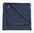 Bedeck of Belfast Freya 100% Wool Throw 200 x 150cm - Midnight Blue - Kazoop 