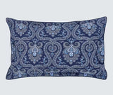 Bedeck of Belfast Ellis Stripe Blue Cotton Duvet Cover Set - King Size