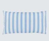 Burleigh x Bedeck Arden Blue Floral Striped Duvet Cover Set - Super King