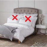 John Lewis Crisp & Fresh Antique Cotton White Duvet Cover - Super Kingsize