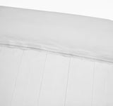 John Lewis Crisp & Fresh Antique Cotton White Duvet Cover - Super Kingsize