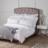 John Lewis Crisp & Fresh Antique Cotton White Duvet Cover - Super Kingsize