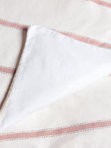 John Lewis Lanark Multi Stripe Cotton/Linen Blend Duvet Cover - Super King