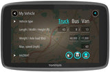 TomTom Truck Sat Nav GO 620 with European Maps for Large Vehicles - Black