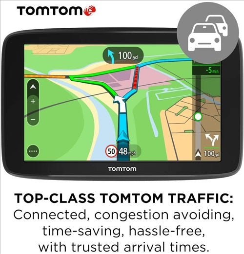TomTom GO Basics 5" Car Sat Nav with Full Europe Maps - Black - Kazoop 