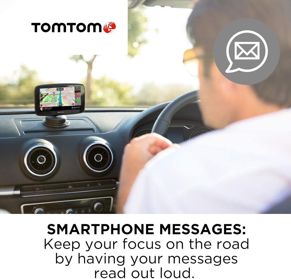 TomTom GO Essential GPS 6 Inch Car Sat Nav - Full Europe Maps - Black - Kazoop 