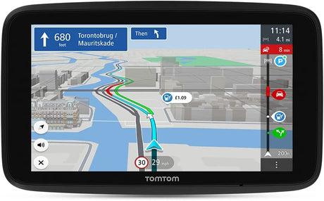TomTom GO Discover 6" Car Sat Nav with World Maps - Black - Kazoop 