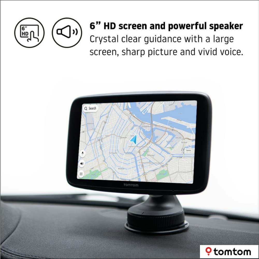 TomTom GO Discover 7" Car Sat Nav with World Maps - Black - Kazoop 