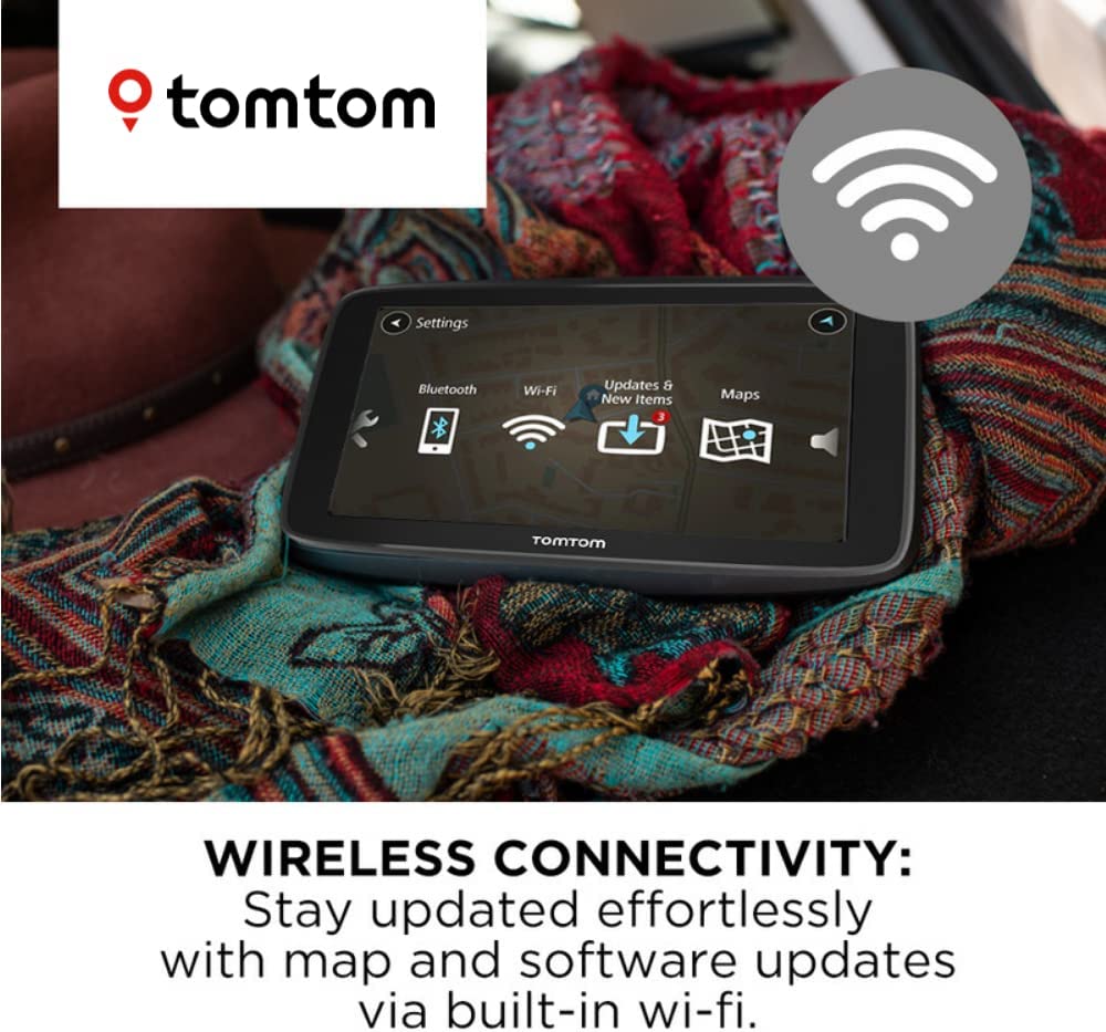 TomTom GO Classic 5" GPS Sat Nav UK, ROI & Full Europe - Black - Kazoop 